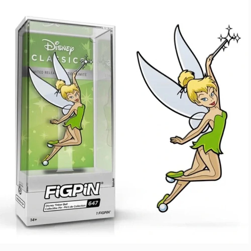 Disney Classics Tinkerbell FiGPiN 647 Disney Parks Exclusive WDW Disneyland